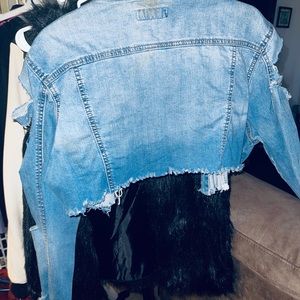 Cut Jean jacket